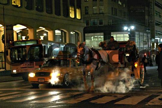 Product picture A horse, a taxi and a bus, NYC