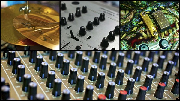 Product picture Musical Instrument Collage stock video clip